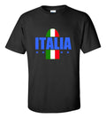 Italia Soccer T-Shirt Italian Flag Football Fan Apparel Italy World Cup Tee Gift