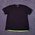 Lotto Soccer Training T-Shirt Men's 3XL Performance Futbol Tee Ball Top Black