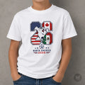 Football t shirt 2026 tee gift soccer fan tour USA flag North America top art