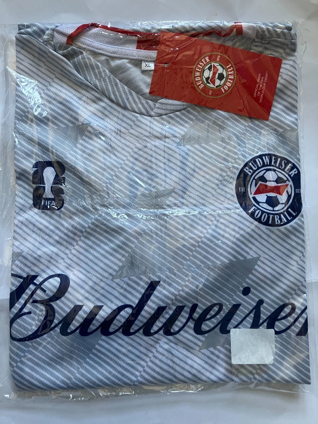 Budweiser 2026 World Cup FIFA Official Limited Edition Football Shirt (Size XL)