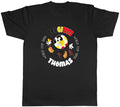 Personalised Belgium World Cup Heart Football Fan Mens T-Shirt Tee Gift Top