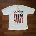 Vintage 1994 Adidas Soccer World Cup USA 94 Deadstock NWT Made USA T Shirt L