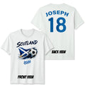 Personalized Custom Name And Number Scotland Football Modern Era Unisex T Shirt