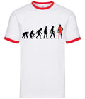 Evolution of man Belgium - Mens Ringer - belgium Football Team Merch Fan Love