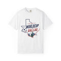World Cup Dallas Map Soccer T-shirt | Texas Skyline Tee