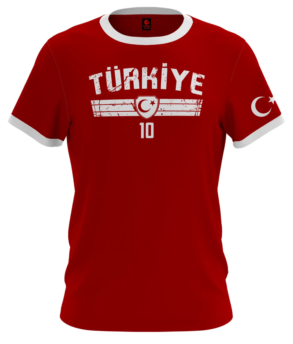 Turkey T-Shirt Ayyıldız Crescent Moon Star Mens Womens Türkiye Fan Shirt Football World Cup