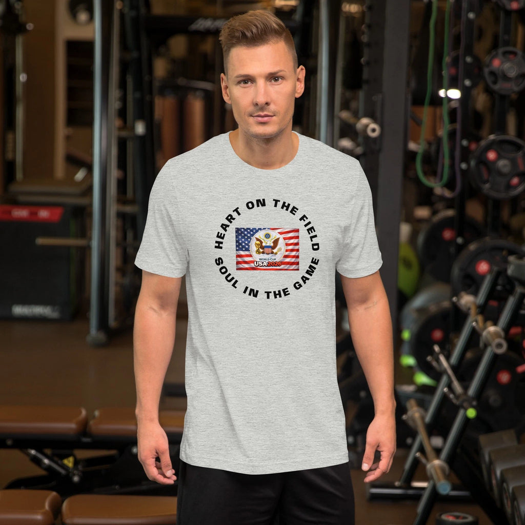 USA FOOTBALL WORLD CUP 2026 UNISEX T-SHIRT