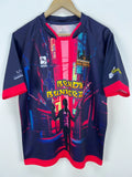 Bangkok Bad Boys Beach Soccer Jersey Cyberpunk Neon Football Shirt Y2K WBR Large