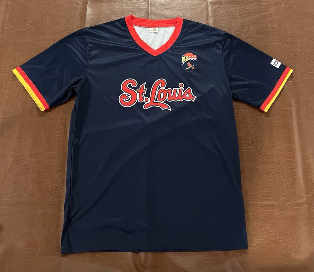 St Louis Cardinals Soccer Style Jersey SGA Adult Size XL