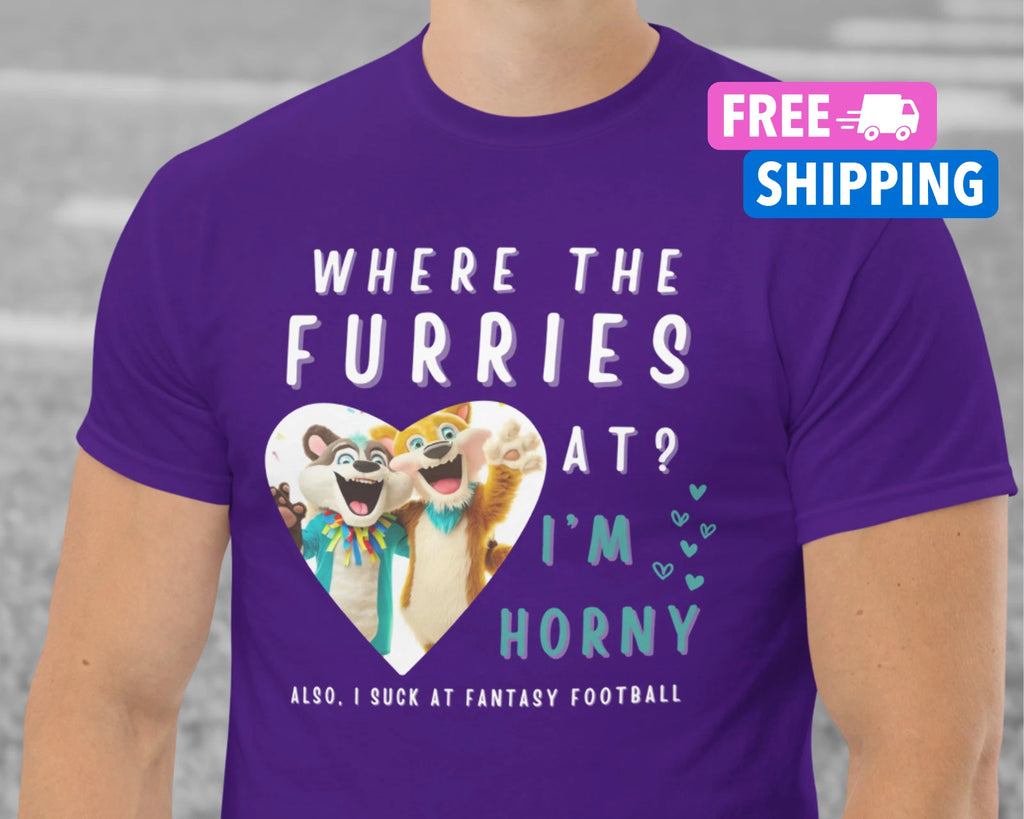 Funny Fantasy Football Punishment Shirt Funny Furries Shirt Fantasy Draft Tee