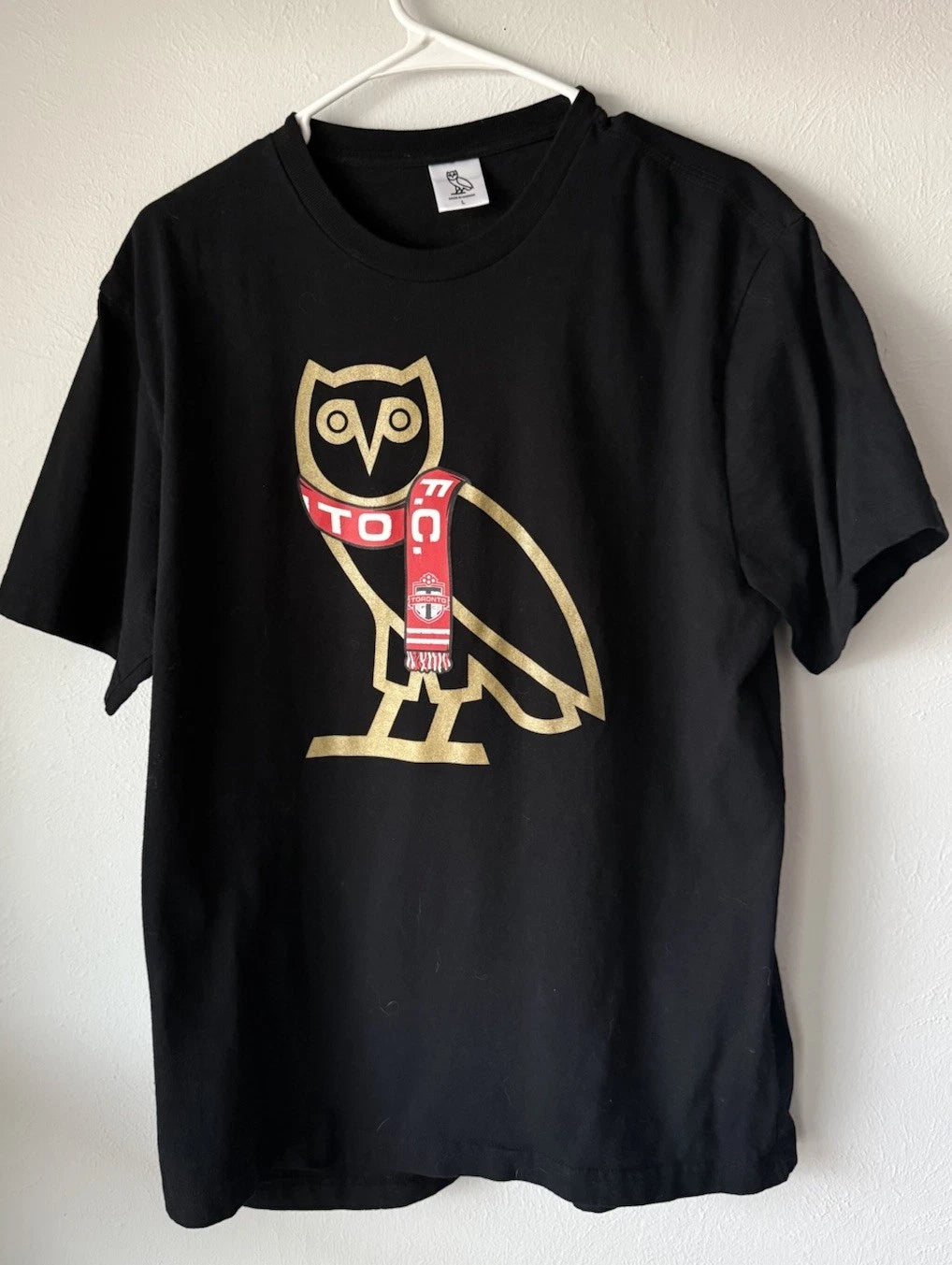 Octobers Very Own x Toronto FC OG Owl T-Shirt - OVO - MLS - Black - Large