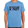 No Scotland No Party 2026 Football World Cup USA Canada Mexico Blue T-shirt/Tee