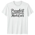 Proudest Football Mom Ever Womens T-Shirt Soccer Football Gift For Her