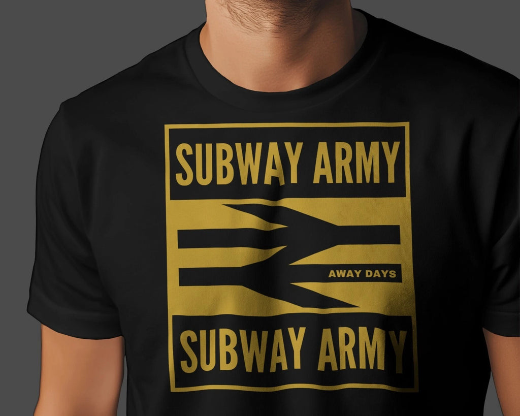 SUBWAY ARMY Away Days T-Shirt | Hooligans Wolverhampton Yam Yam Bridge Boys