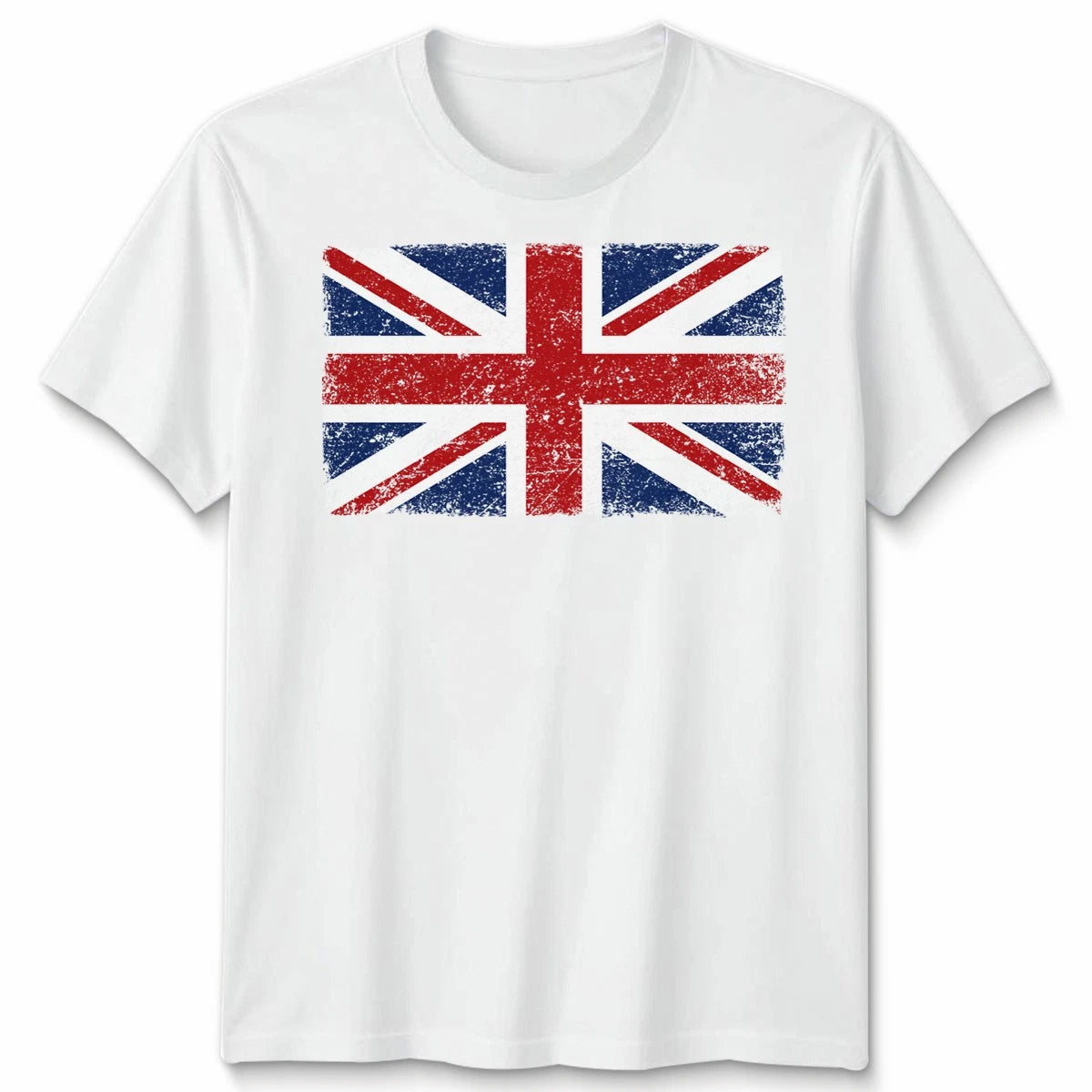 Unisex Soccer Team Football T Shirt  Union Jack UK Flag School Parties Top
