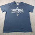 Adidas Vancouver Whitecaps FC Soccer Shirt Mens XL Blue Climalite Ultimate Tee
