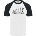 Father And Son Evolution Fathers Day Dad Mens S/S Baseball T-Shirt
