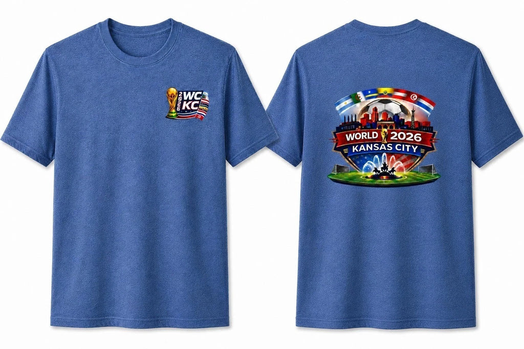 2026 Soccer World Cup Kansas City T-shirt Two Sided