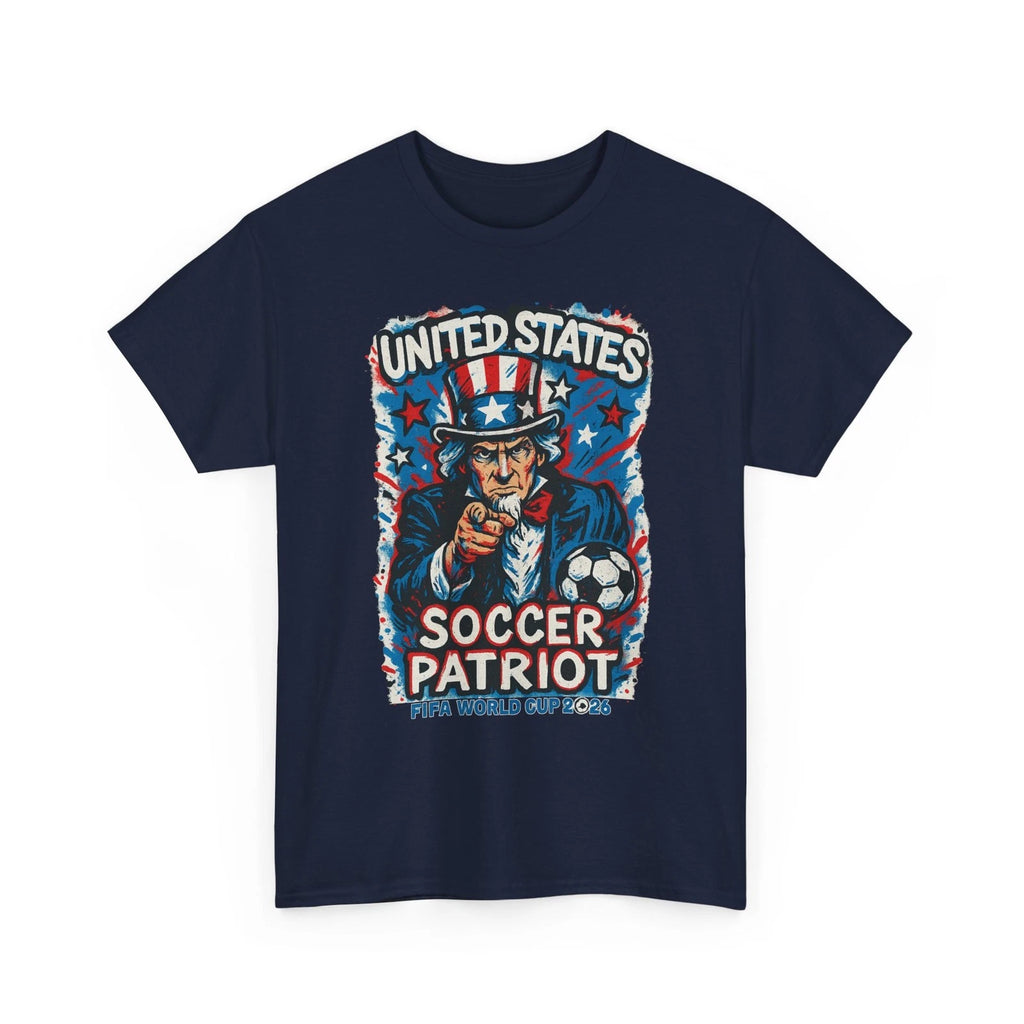 USA Soccer Patriot T-Shirt  World Cup 2026 | Uncle Sam Fan Tee