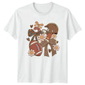 American Football Sports Helmet Bows Flowers Mens Womens Graphic Tee