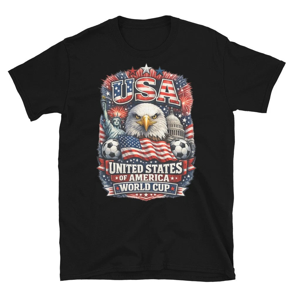USA World Cup Pride T-Shirt | Patriotic American Soccer Fan Tee Football Shirt