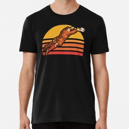 Vintage Retro Soccer Goalkeeper Goalie Gift S to 5XL Made in the USA T-Shirt