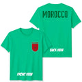 Morocco Football Unisex Kids T-Shirt Country Pride Soccer Tee #WC