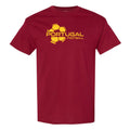 Portugal Football Strike - Soccer Sports Short Sleeve T-Shirt - Garnet