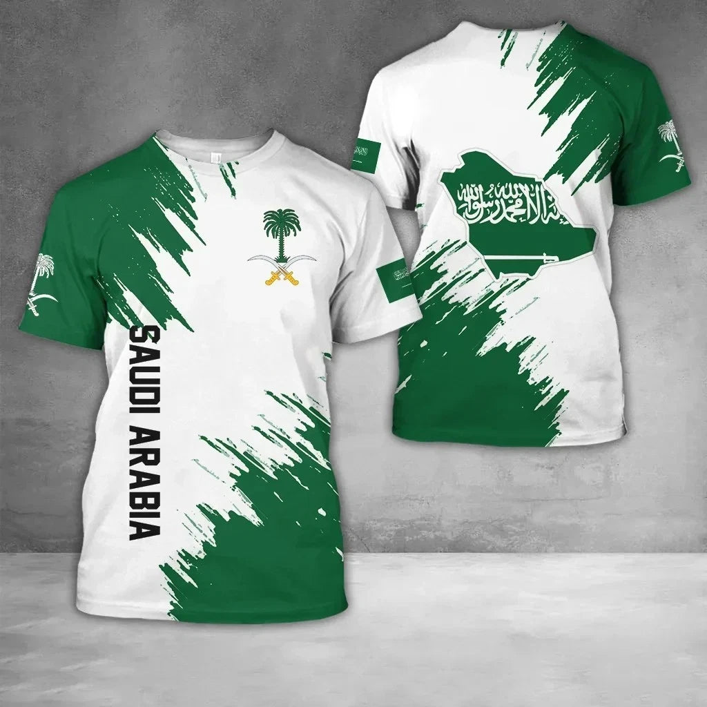 Saudia Arabia Football Shirt 2026 World Cup T-Shirts Polyester