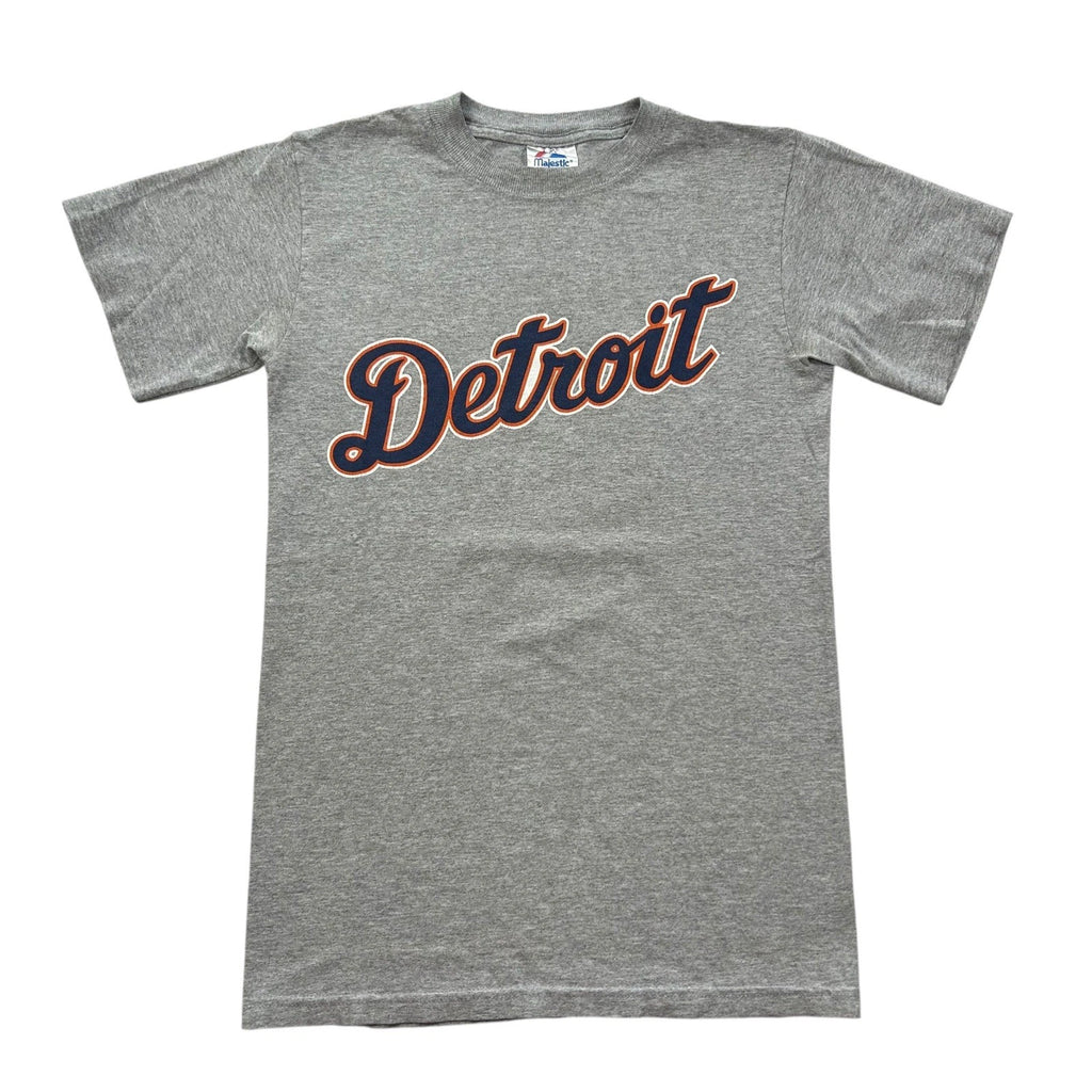 Vintage y2k Majestic Detroit Tigers Carlos Guillen Graphic Shirt Size Small MLB