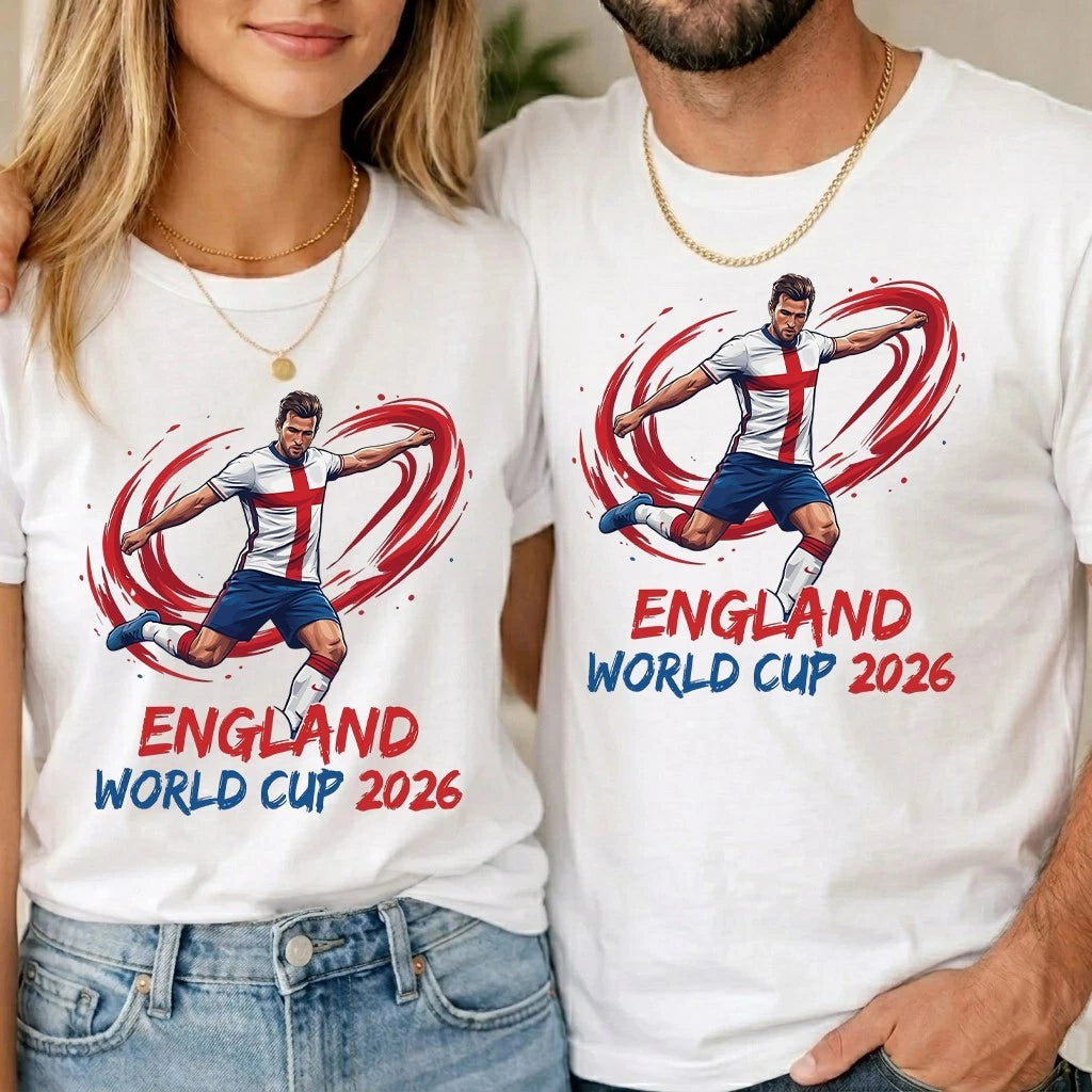 England Football World Cup 2026 Unisex Kids T-Shirt It's Coming Home Soccer Tee