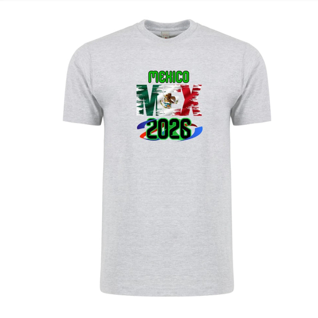Mexico Soccer Country Flag T-Shirt World Cup 2026 Adult Unisex Football Fan Tee