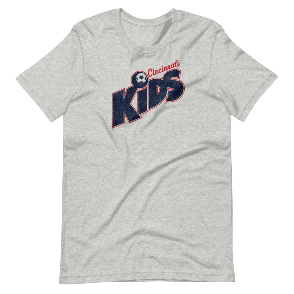 CINCINNATI KIDS MISL Indoor Soccer Graphic Tee Shirt Short-Sleeve Unisex T-Shirt