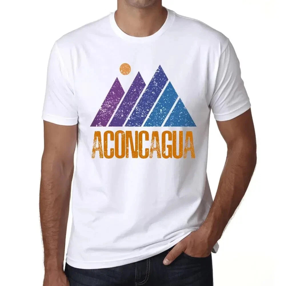 Men's Graphic T-Shirt Mountain Aconcagua Eco-Friendly Limited Edition