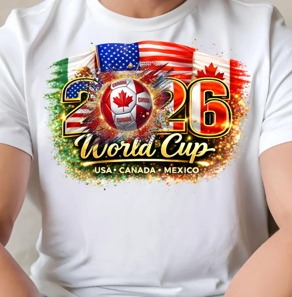 2026 Soccer World Cup Tee USA Canada Mexico Shirt Football Fans Gift Idea