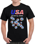 World Cup 2026 USA Soccer Balls futbal  gift T Shirt
