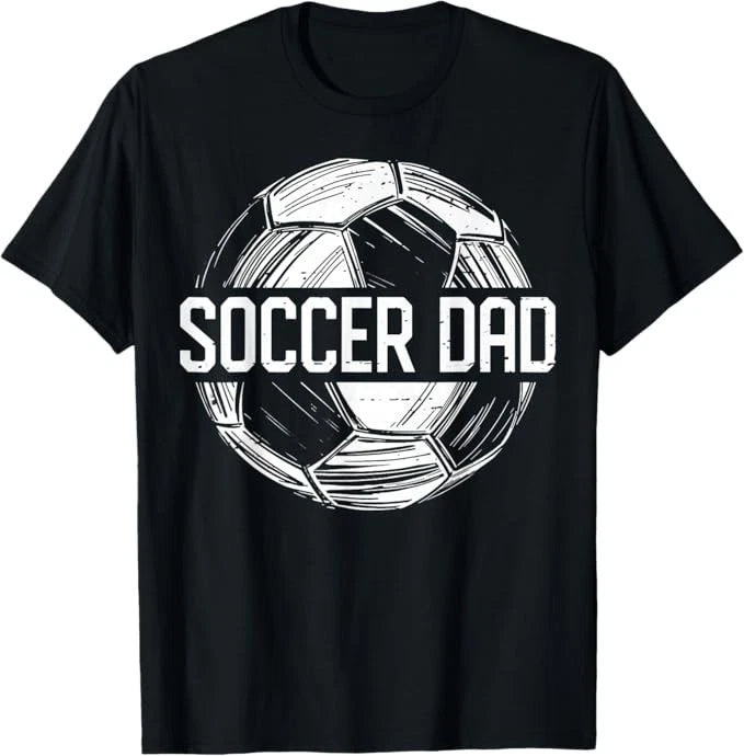Soccer Dad Family Matching Team Player Gift Sport Lover Papa T-Shirt