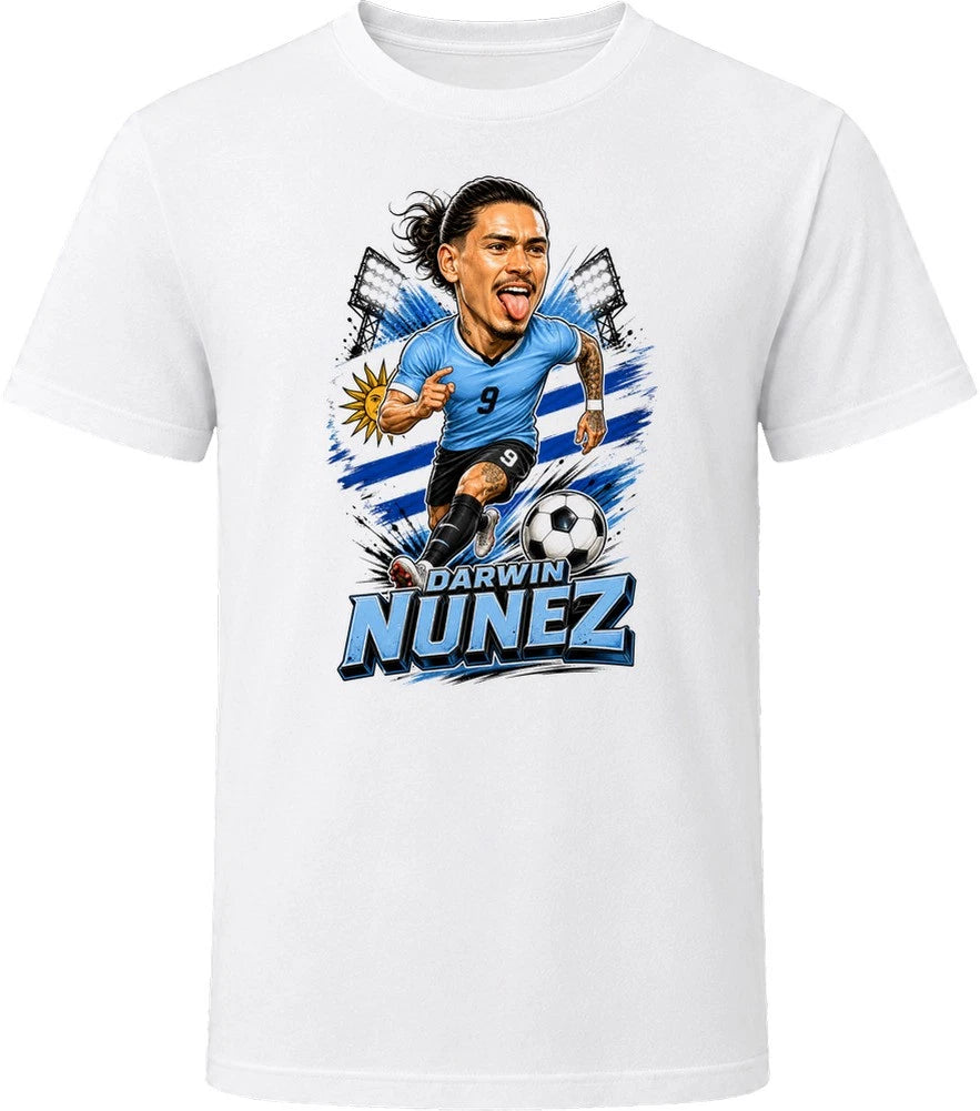 Darwin Nunez, Uruguay Caricature Soccer 2026 T Shirt