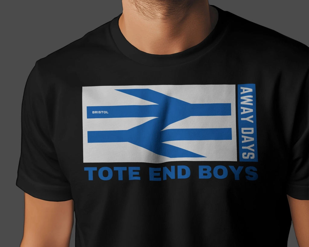 TOTE END BOYS Away Days T-Shirt | Bristol Pirates Eastville Rovers Memorial