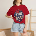 Red White & Goal Soccer Shield USA T-shirt | Patriotic 2026 American Soccer Tee