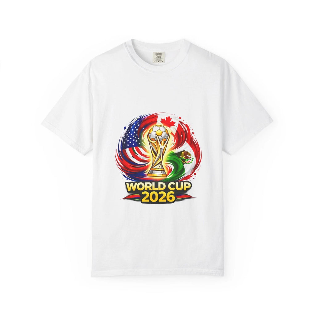 World Cup 2026 Trophy Soccer T-shirt | USA Canada Mexico