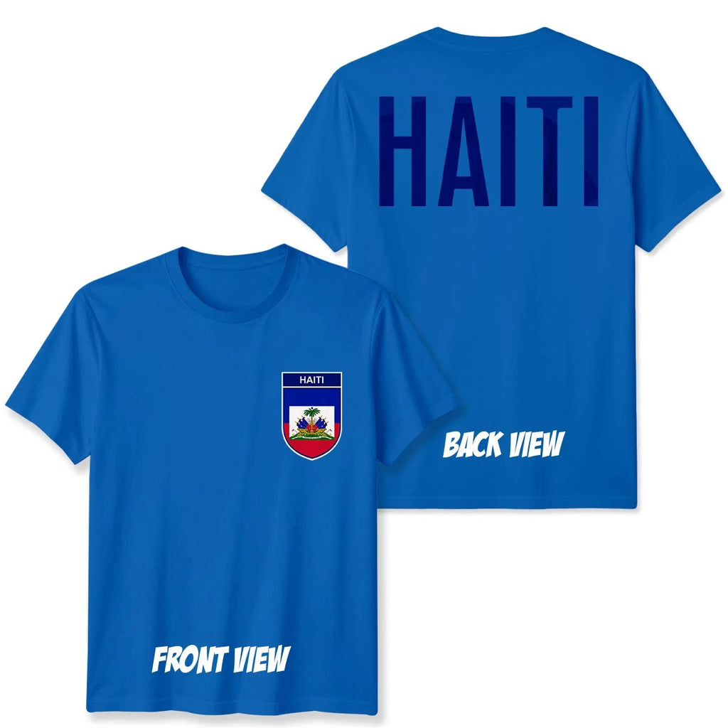 Haiti Football Unisex Kids T-Shirt Country Pride Soccer Tee #WC