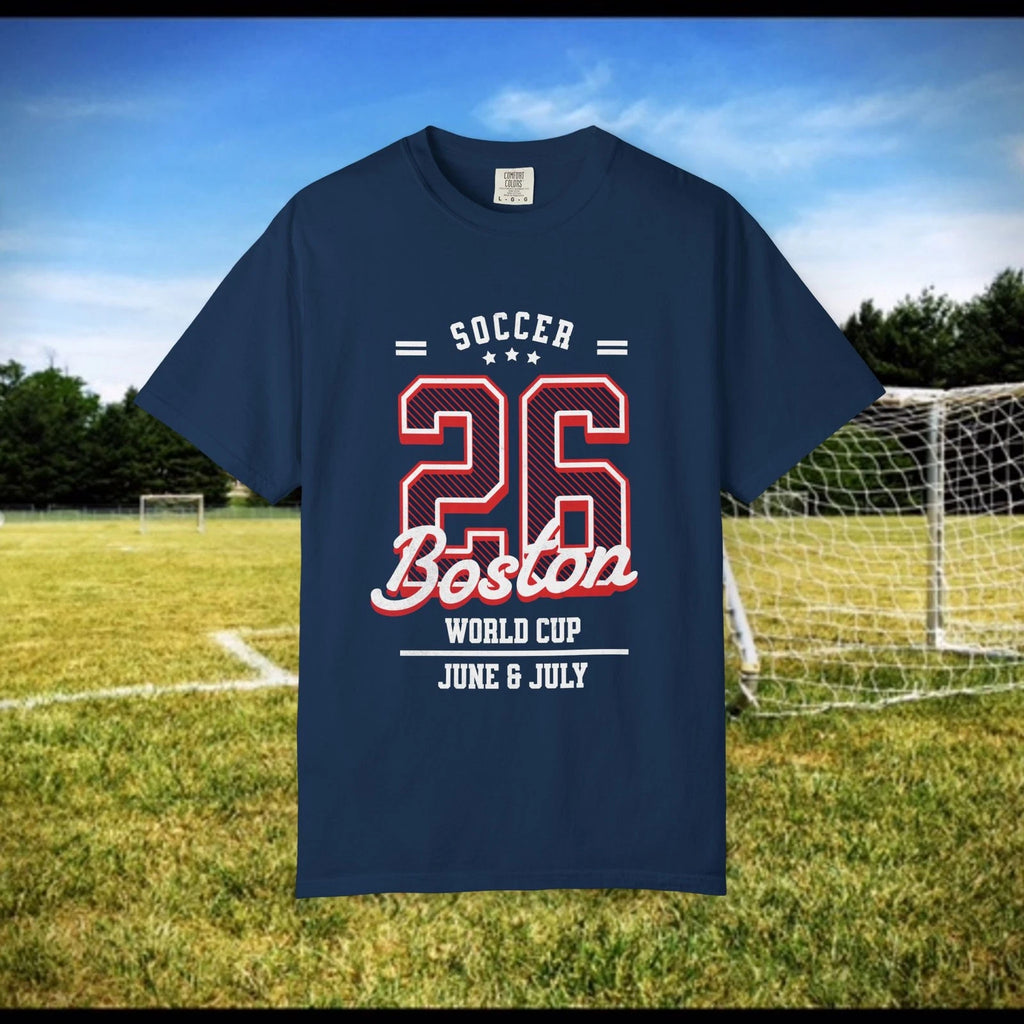 Boston World Cup 2026 Soccer Summer T-Shirt | Host City USA Jersey Souvenir