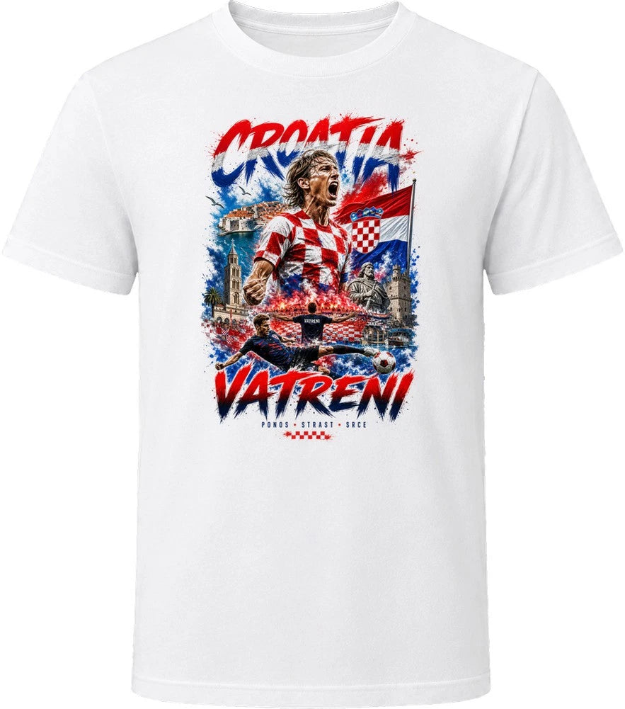 Croatia Vatreni Soccer Football 2026 National Pride T Shirt