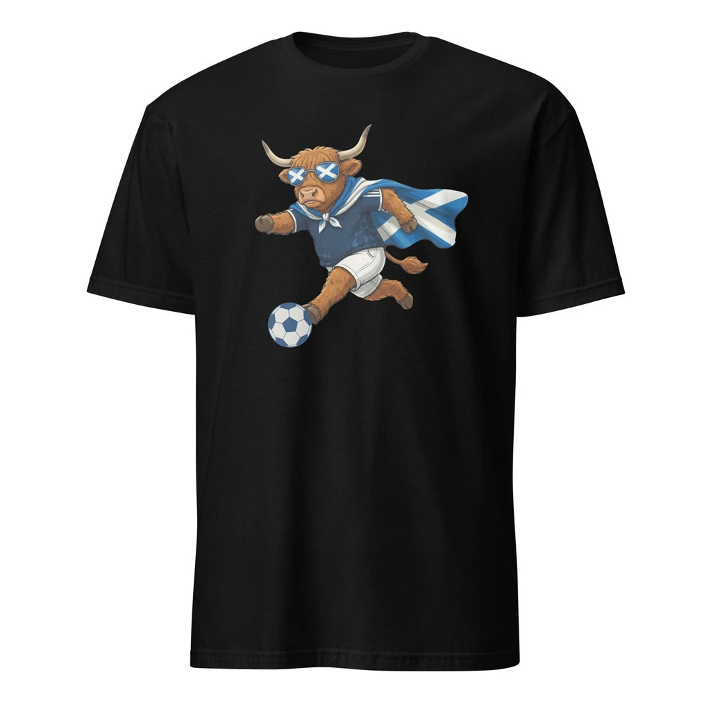 Highland Cow Scotland Football Fan Soccer Player