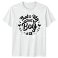 Thats My Boy #12 Womens T-Shirt Youth Football 2026 Birthday Gift For Her