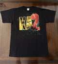 Kick Ass 2 T-Shirt (KA 2 Logo) Movie Promo Tee Anvil Tag Black Adult Size Medium