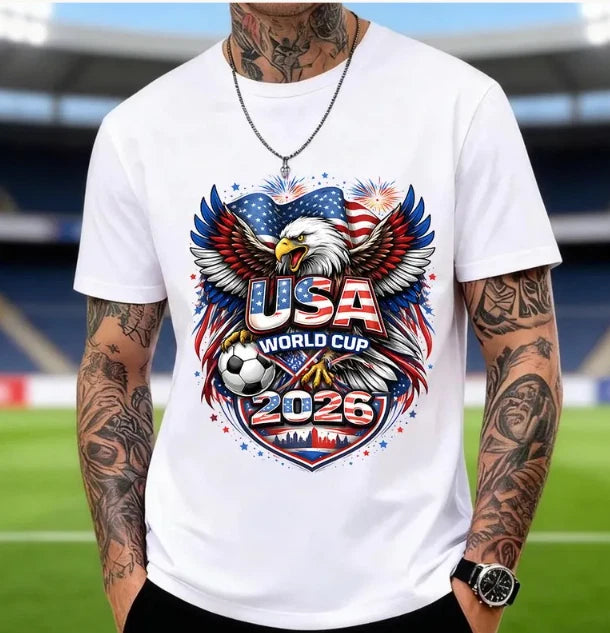 USA Soccer World Cup 2026 Fan Apparel Tee – Football Supporter Shirt