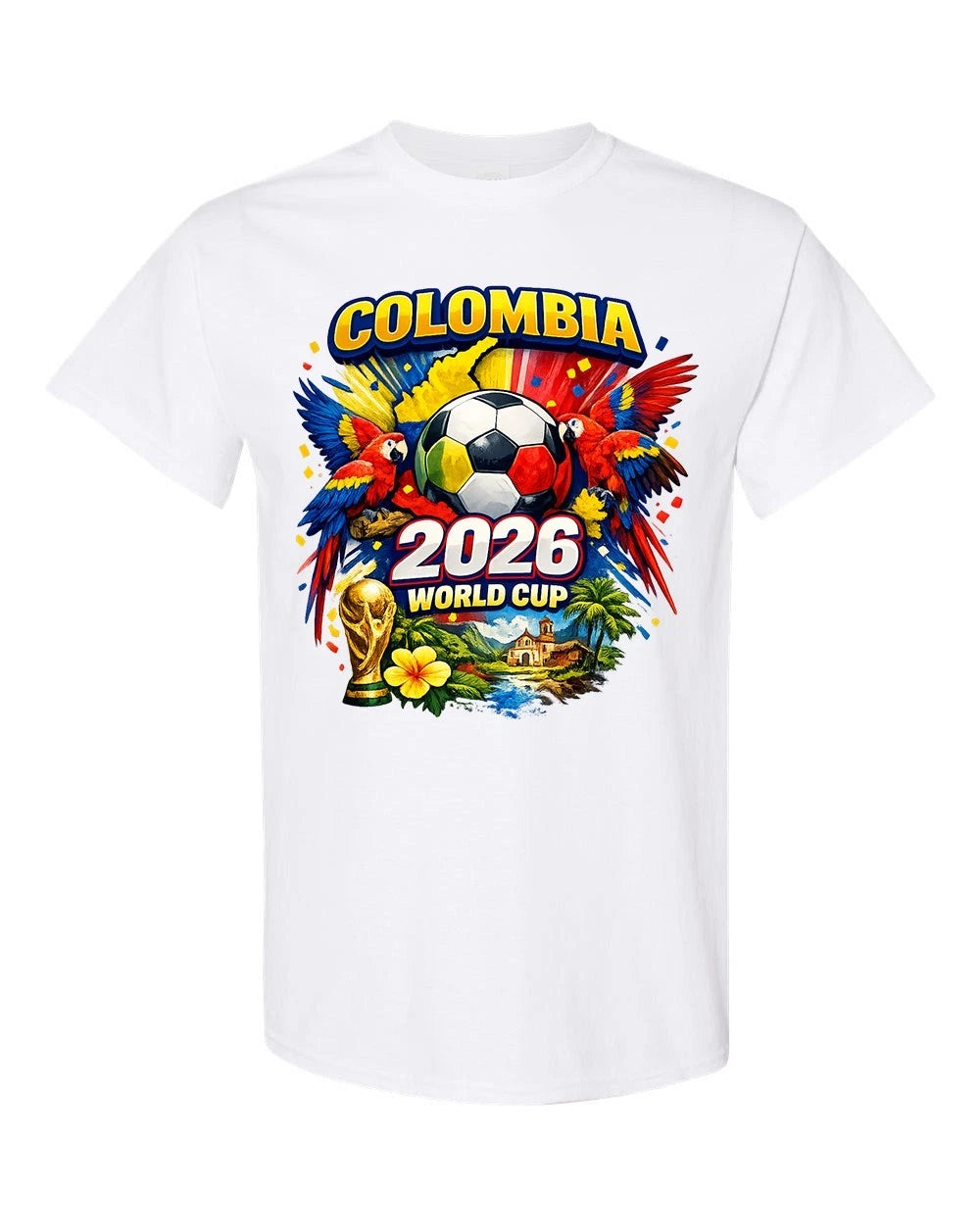 Colombia Soccer 2026 World Cup Style Unisex T-Shirt German Fan Shirt Football