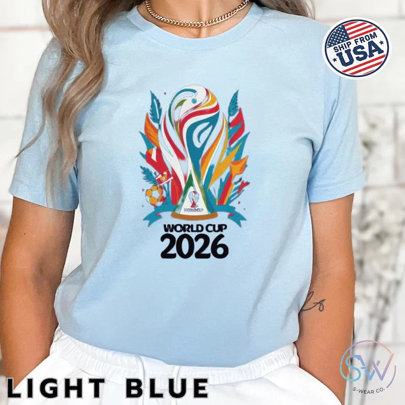 2026 World Cup Shirt, Soccer World Cup Tee, Football Fan Apparel, World Cup Supp